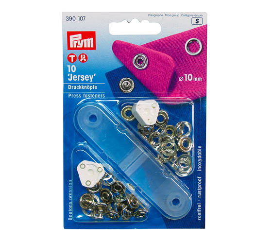 PRYM RENGASNEPPI 10MM HOPEA 10 +TYÖKALU