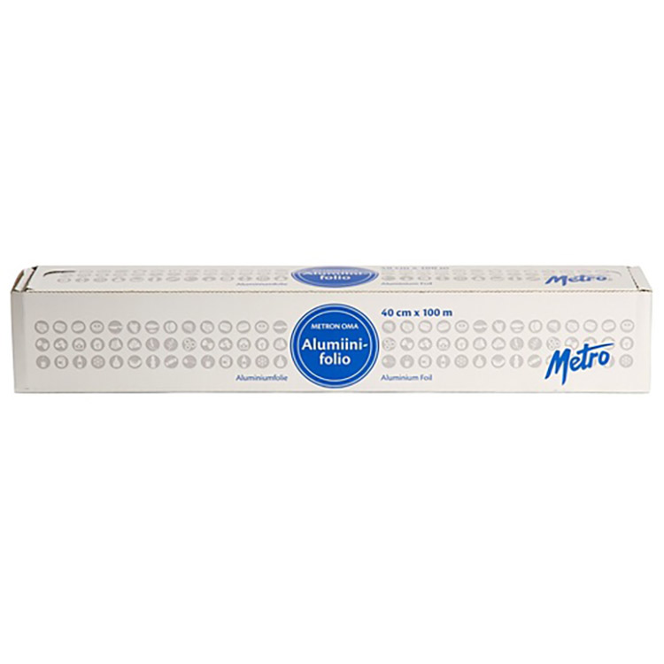 METRO ALUMIINIFOLIO 40CM X 100M 10,5MY - 2
