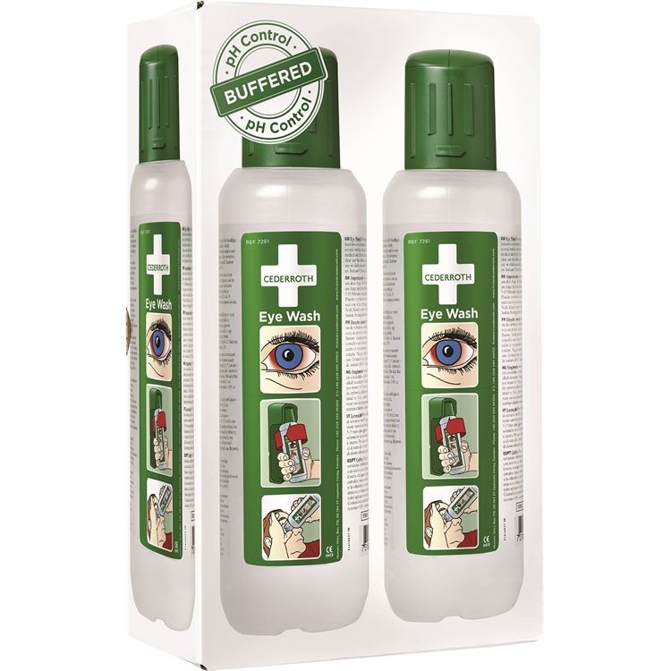 Silmänhuuhtelupullo Cederroth 500ml/2plo