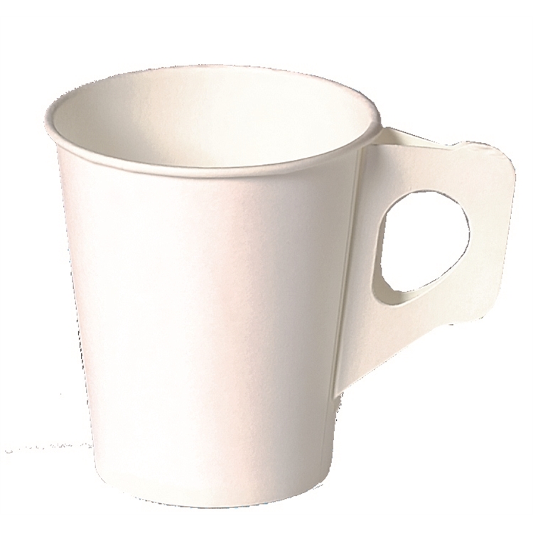 Kahvikuppi valkoinen korva 175ml/80 - 2