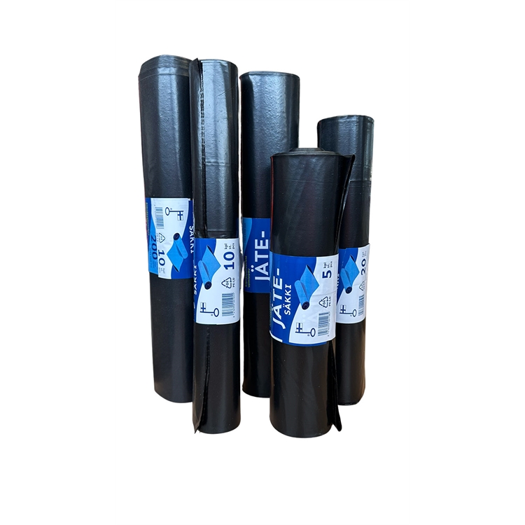Jätesäkki musta 50L 0,040mm/20