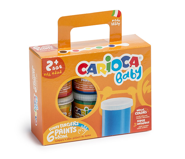 Sormivärilajitelma Carioca 6 x 80ml