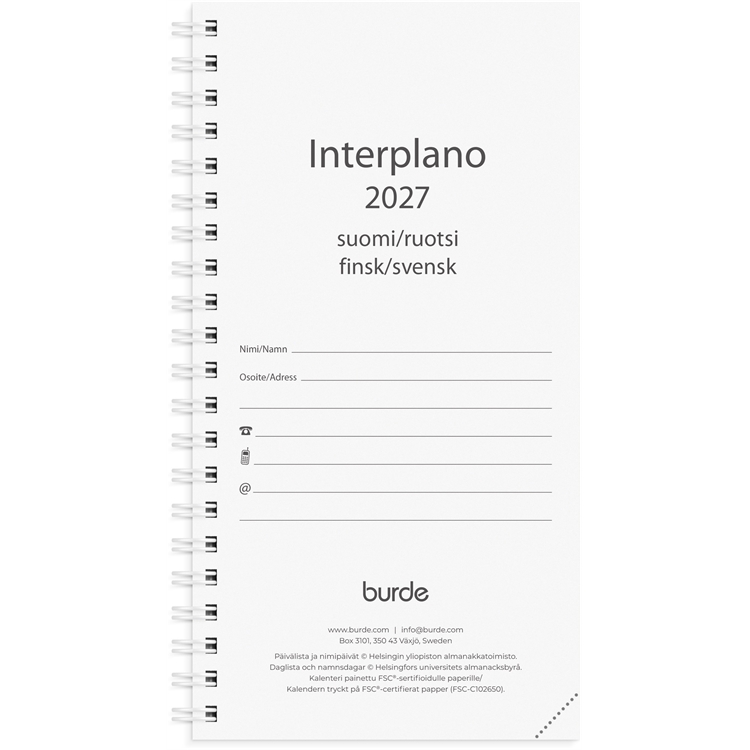 Interplano vuosipaketti 2027