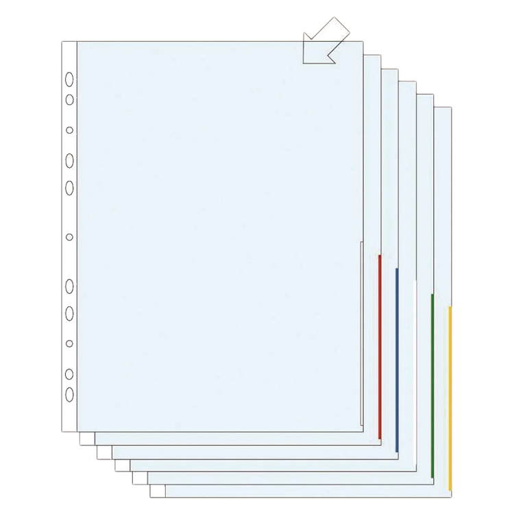 Signaalitasku A4 PP 105 valkoinen/100 - 2