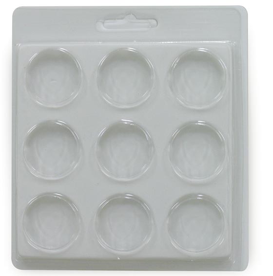 VESIVÄRIPALETTI TYHJÄ 9 VÄRILLE