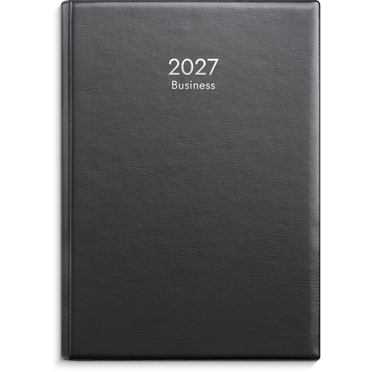 Business A5 musta muovi 2027