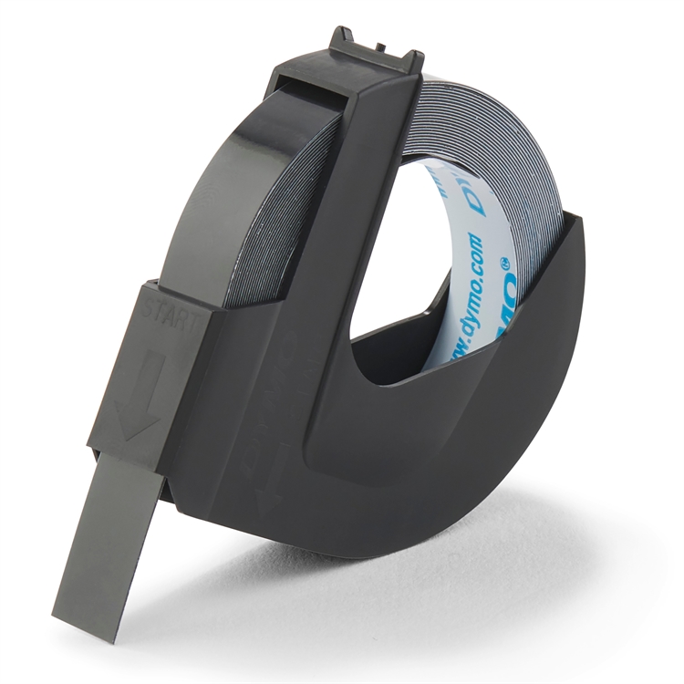 Kohokirjoitinteippi Dymo 5247 9mm musta - 2