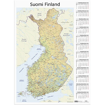 Seinälehti Suomen kartta 2027