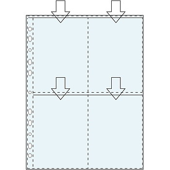 Valokuvatasku 10X15 A4 PP 4 taskua/10