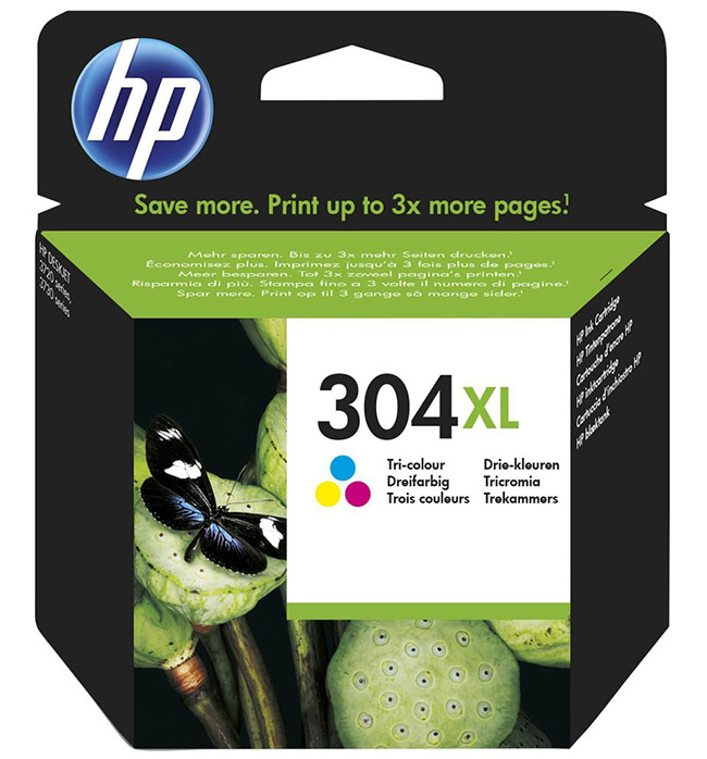 HP N9K07AE TRI-COLOR INK 304XL