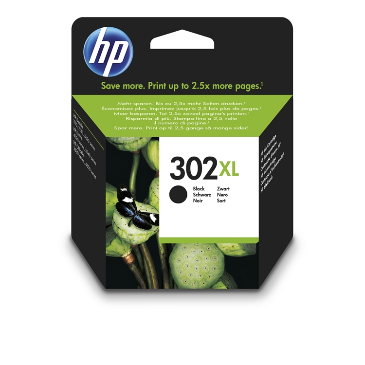 Inkjet HP 302XL/F6U68AE OJ 4564 musta - 2