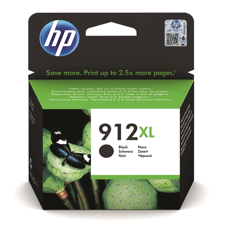 Inkjet HP 3YL84AE/912XL OJ 8012 musta - 2