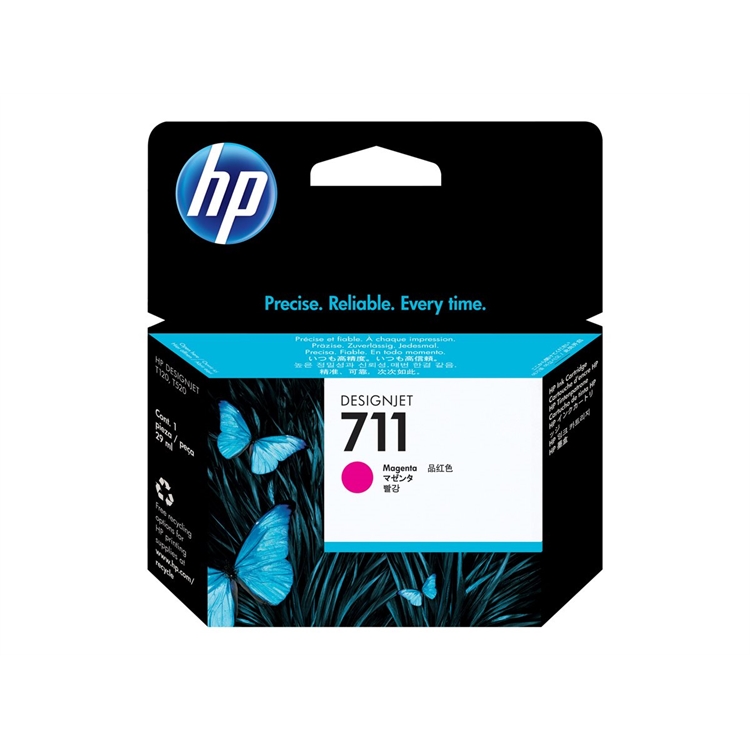 Inkjet HP 711 DesignJet T120 punainen - 2