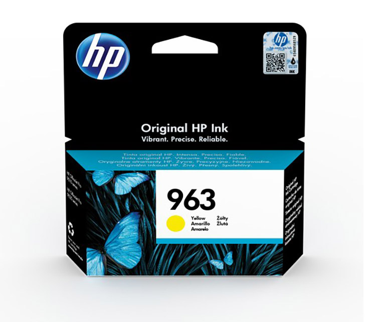 Inkjet HP 963 keltainen