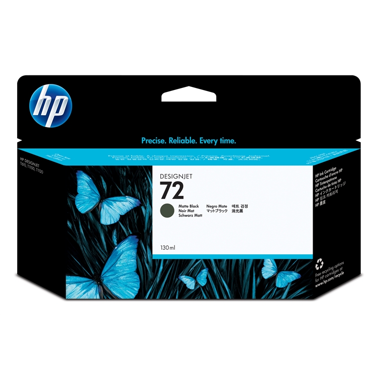 Inkjet HP 72/C9403A matta musta