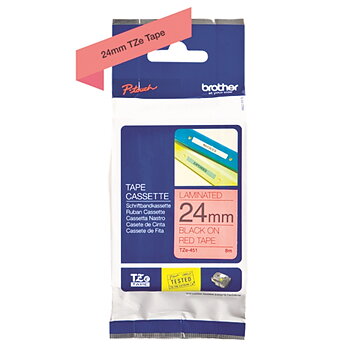 Tarrakasetti Brother TZe451 24mm pun/mus