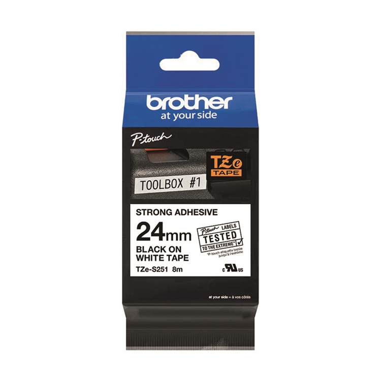 Tarrakasetti BrotherTZeS251 24mm val/mu