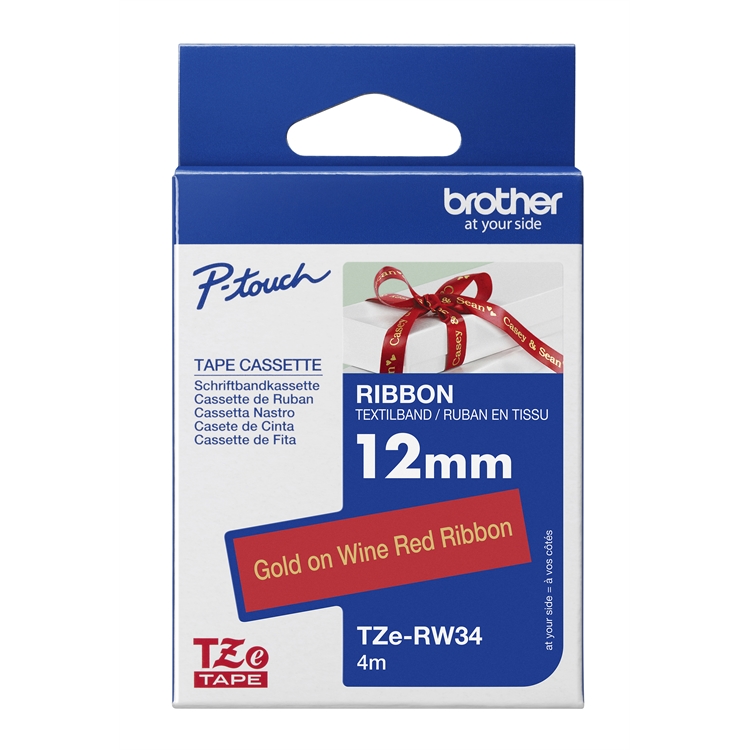 Tekstiilinauha Brother TZe-RW34 12mm sat - 2