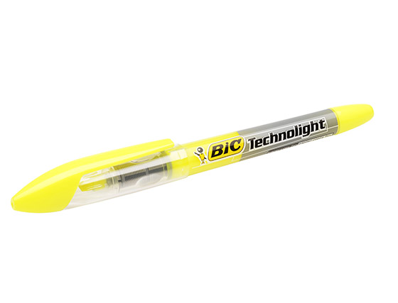 BIC TECHNOLIGHT KOROSTUSKYNÄ KELTAINEN