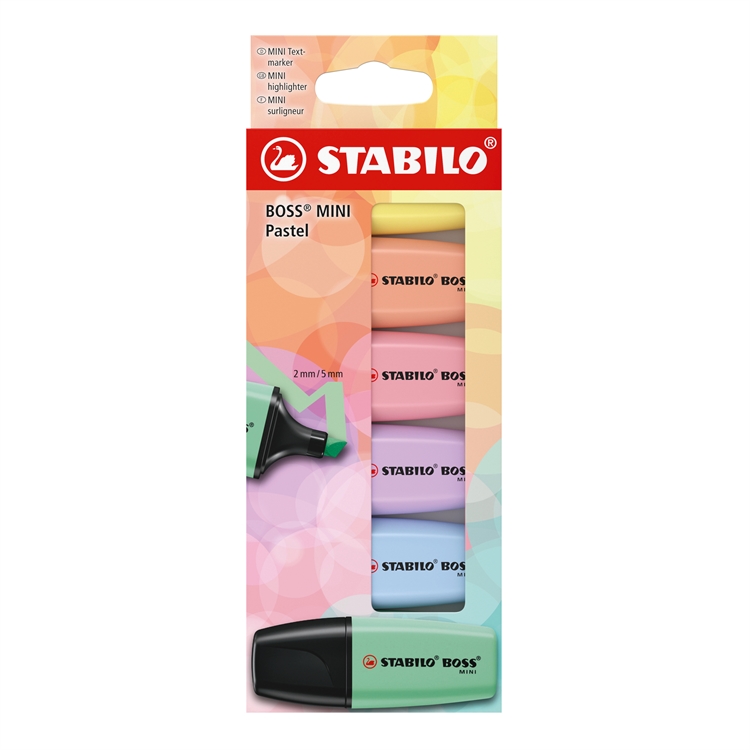 Korostukynä STABILO BOSS MINI Pastel /6