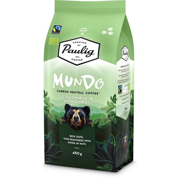 Kahvi Mundo Kolumbiakahvipapu 8x450g - 2