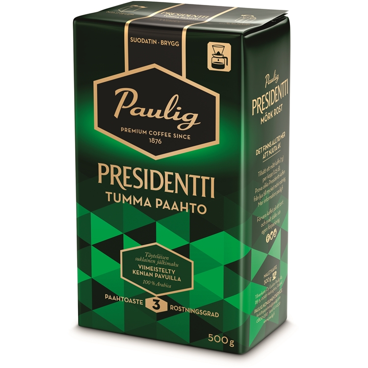 Kahvi Presidentti Tumma Paahto SJ 500g