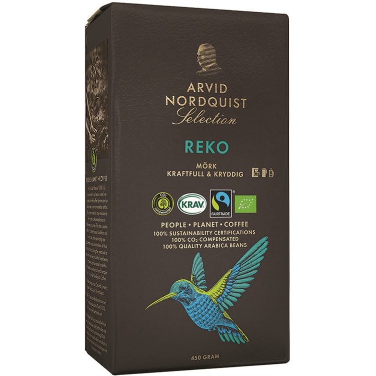 Kahvi Reko luomu Reilu kauppa 450 g