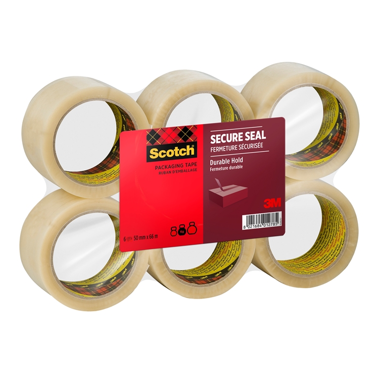 Pakkausteippi ScotchSecure Seal 50x66/6 - 2