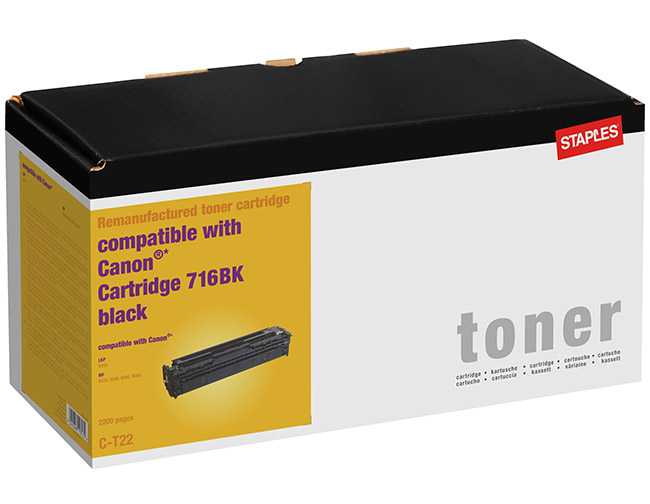 STAPLES TONER CANON 716 BLACK 2,2K