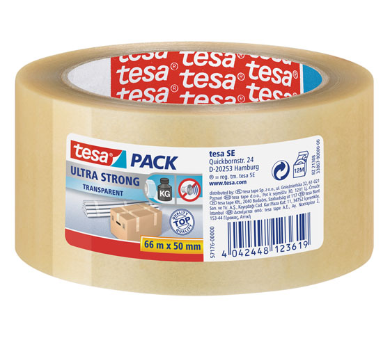 TESA 57176 PAKK.TEIPPI PVC 50MMX66M KIRK