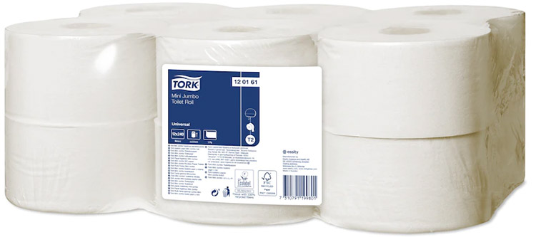 TORK 120161 WC-PAPERI MINIJUMBO T2/ 12