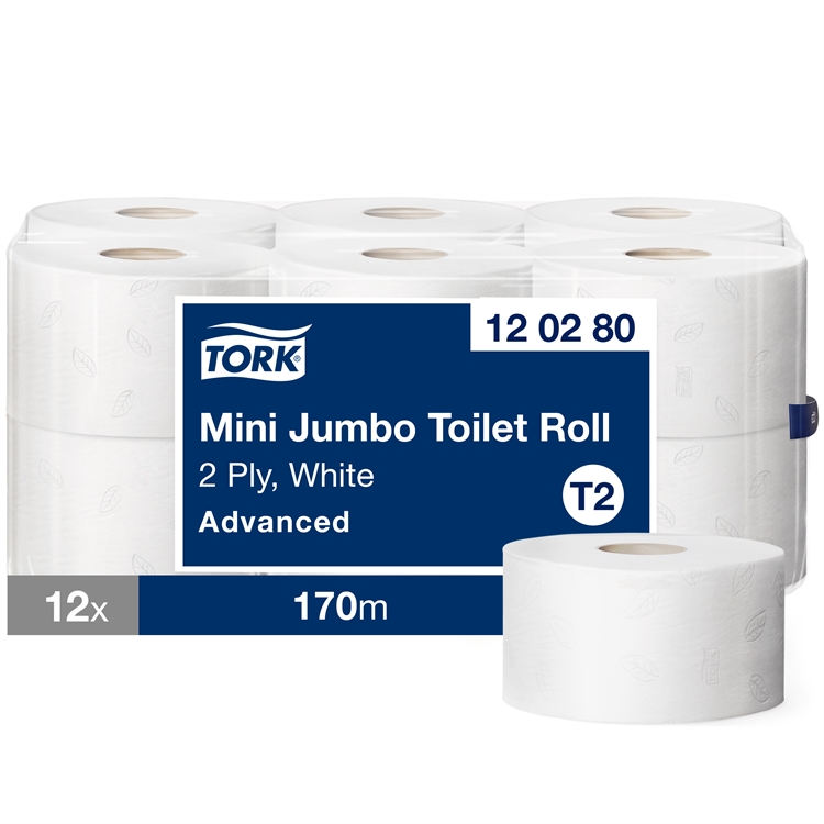 Tork Mini Jumbo WC-paperi 120280/12  T2 - 2