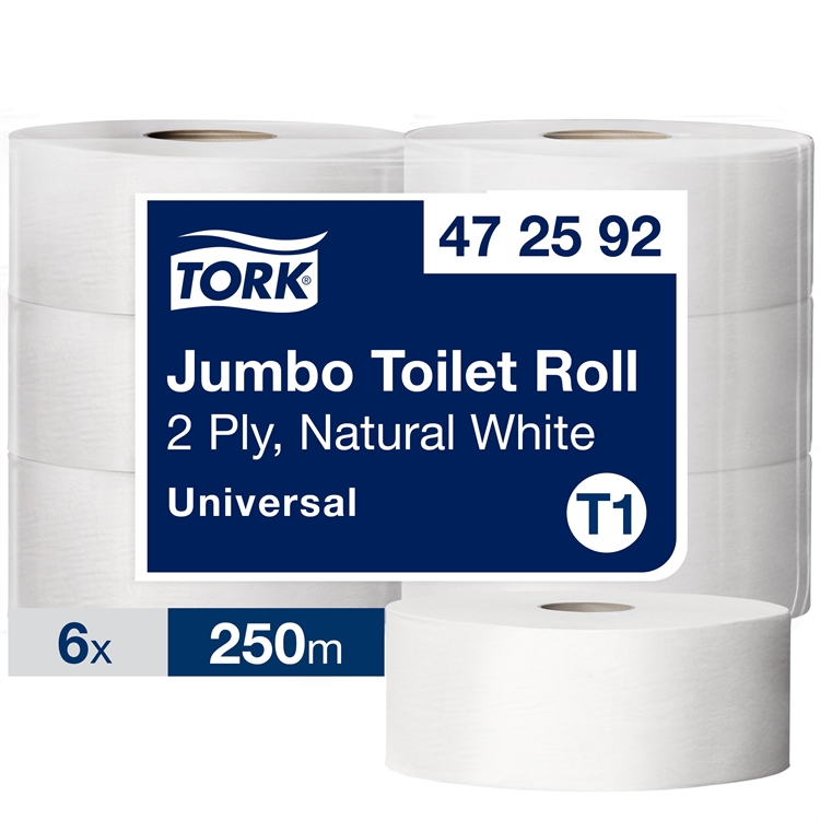 WC-paperi Tork JumboUniversal T1/6 rll - 2