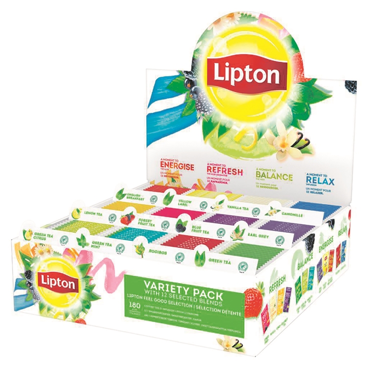 Teelajitelma Lipton kahvila 12X15/300G - 2