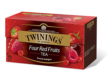 TWININGS FOUR RED FRUITS PUSSITEE /25