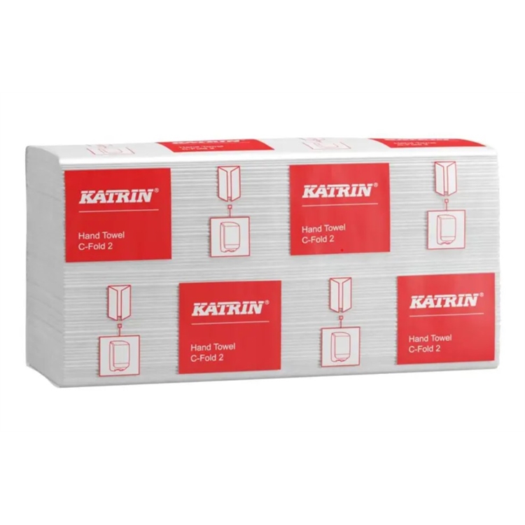 Käsipyyhe Katrin C-taitto 2 valk/16pkt - 2