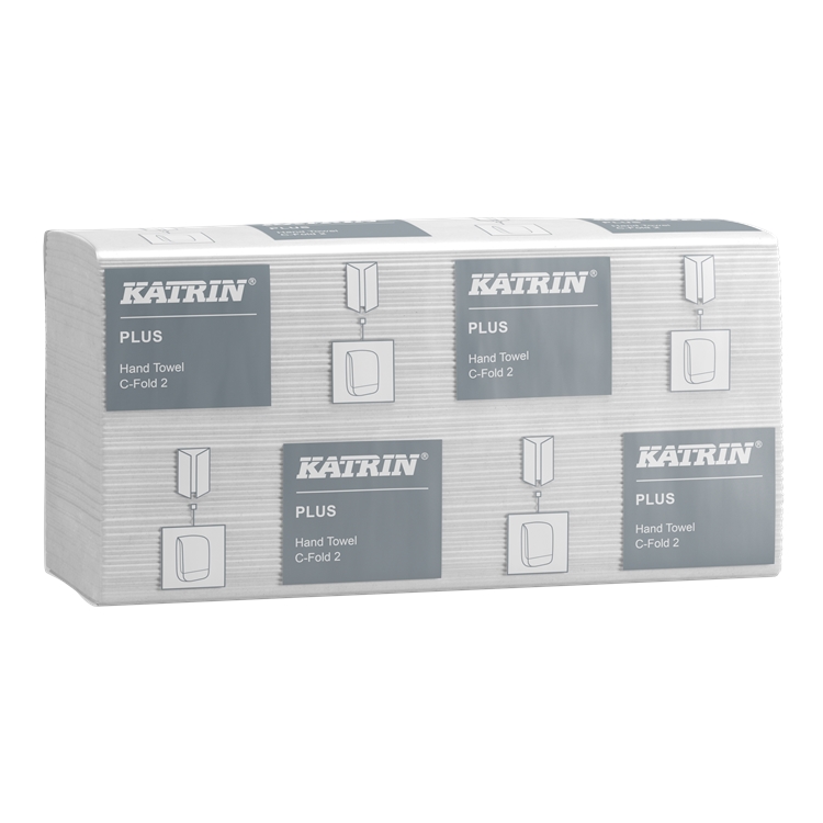 Käsipyyhe Katrin Plus C-taitto valk/16