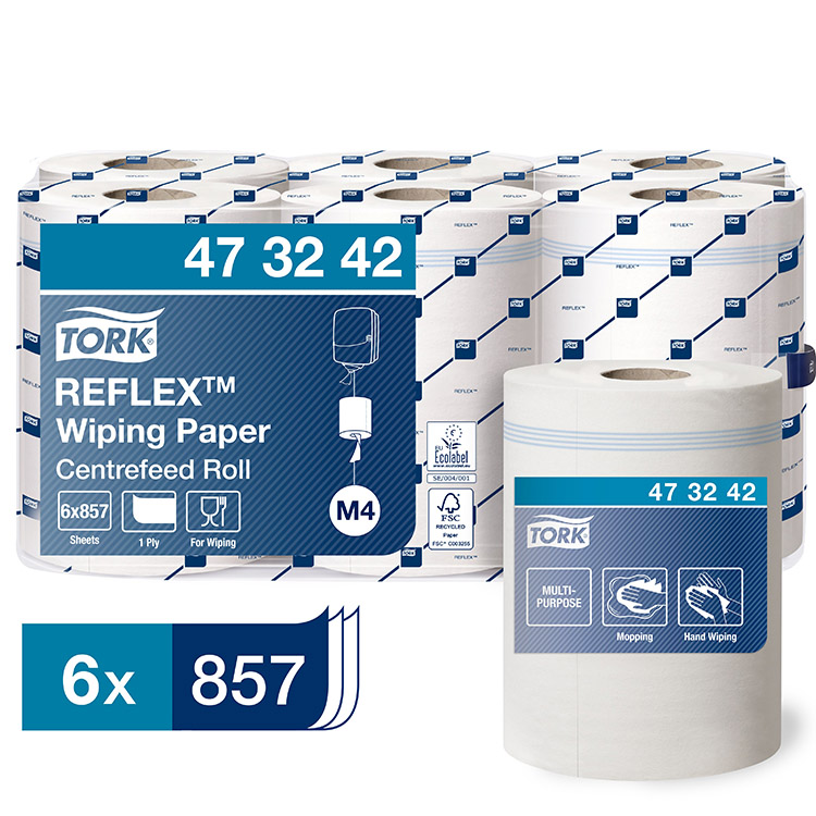 TORK 473242 VETOPYYHE REFLEX VALK M4 /6