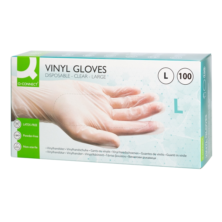 Vinyylikäsine Q-Connect L/100