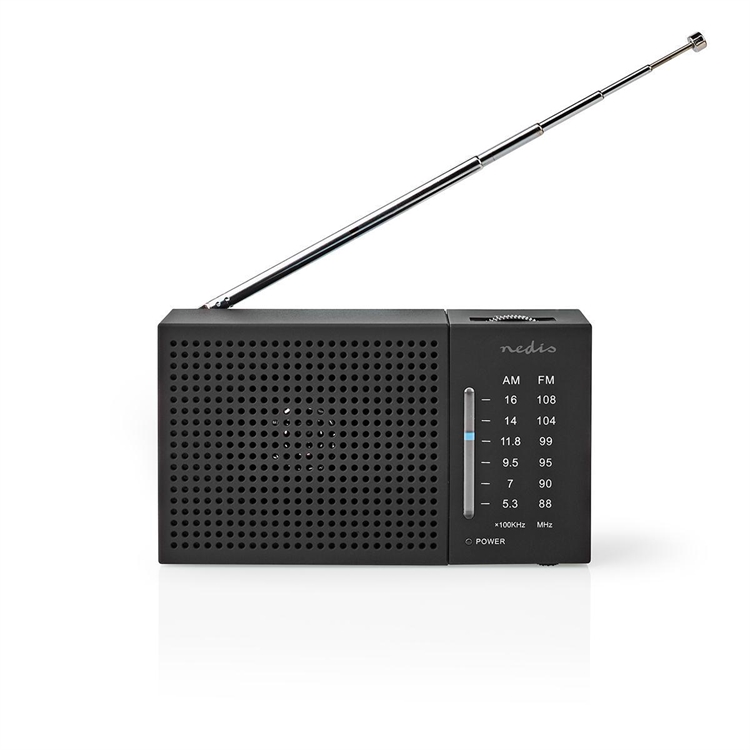 FM-radio Nedis paristokäyttöinen