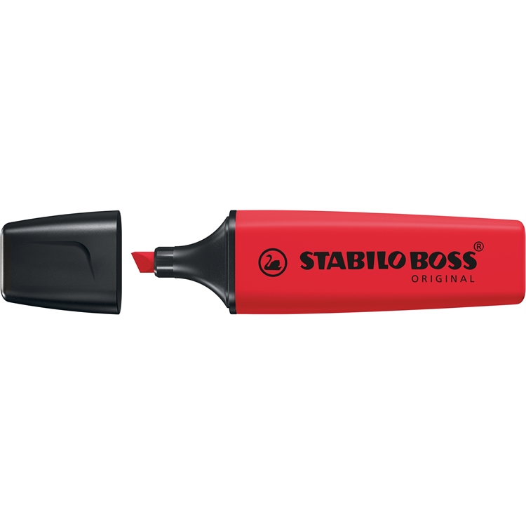 Korostuskynä STABILO BOSS REALRED pun
