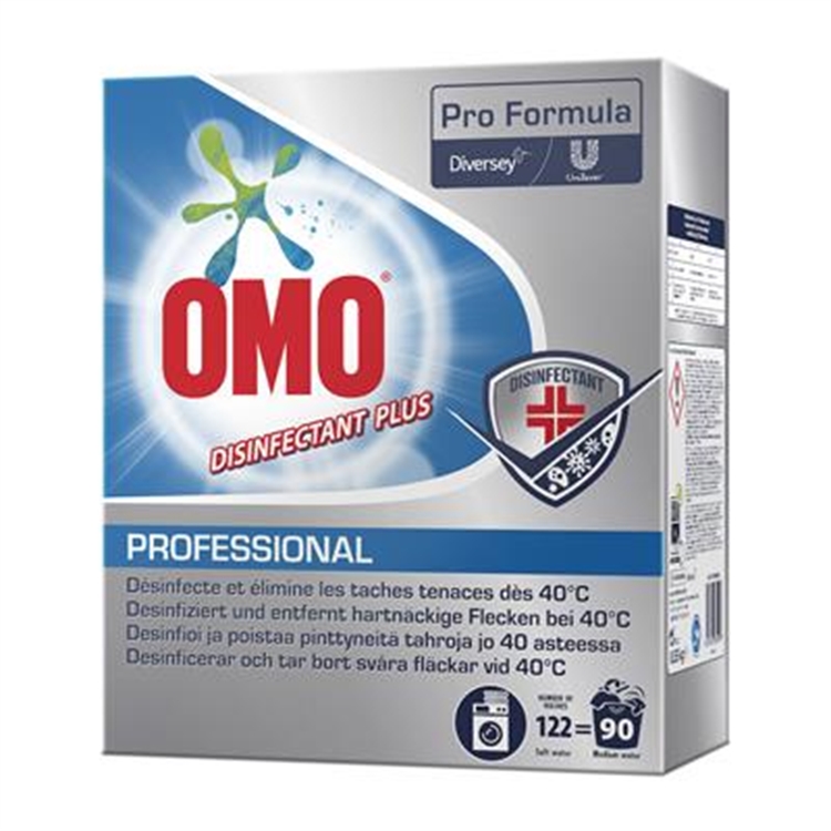 Desinf. Pyykinpesujauhe Omo Prof. 8,55kg
