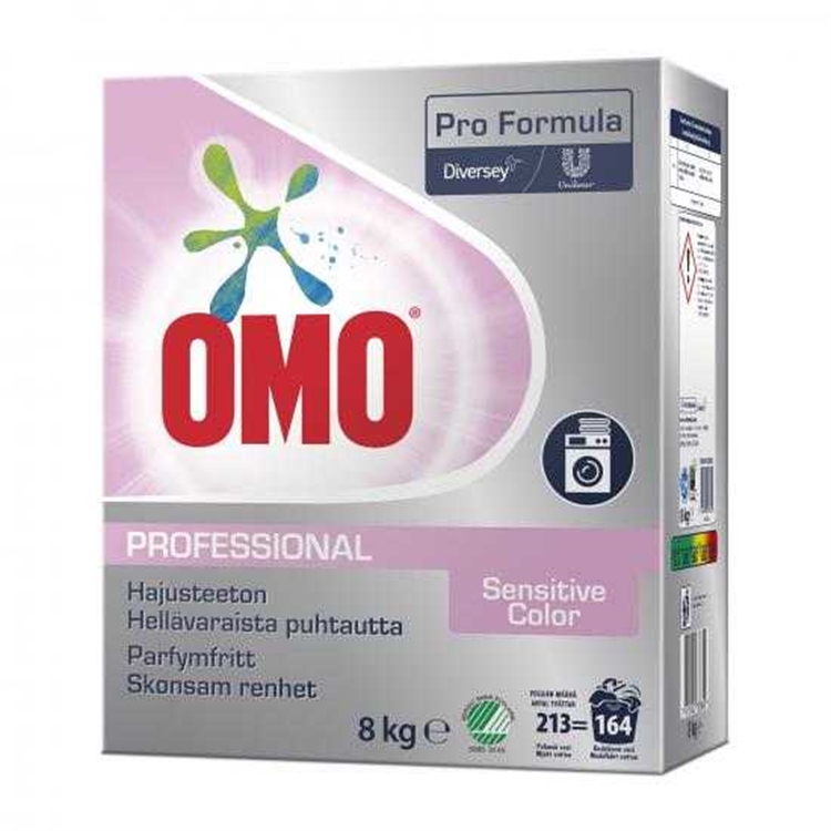 Pyykinpesujauhe Omo Sens. Color 8 kg