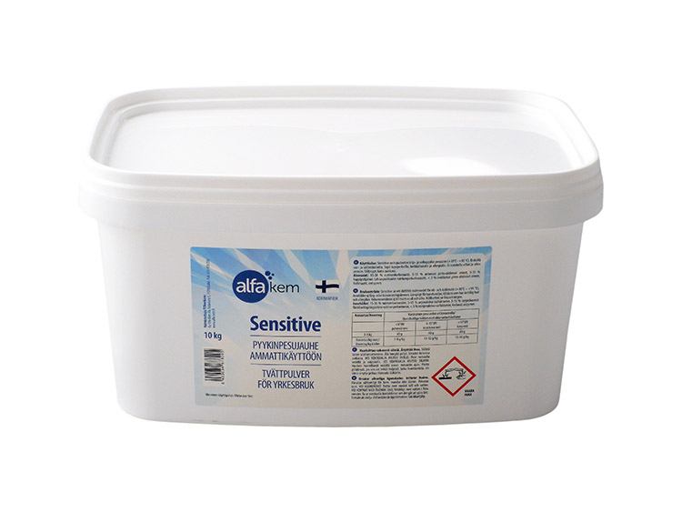 SENSITIVE JAUHE VALKO/KIRJOPYYKKI 10KG