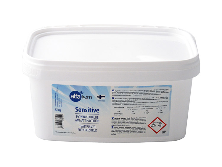 SENSITIVE JAUHE VALKO/KIRJOPYYKKI 5KG
