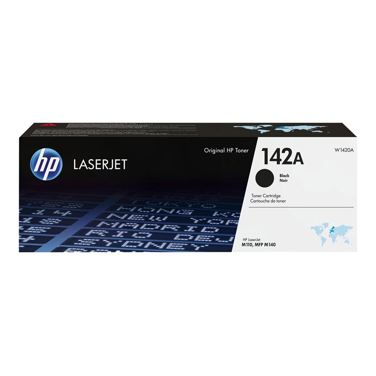 HP W1420A LASERVÄRI 142A MUSTA 0,95K - 2