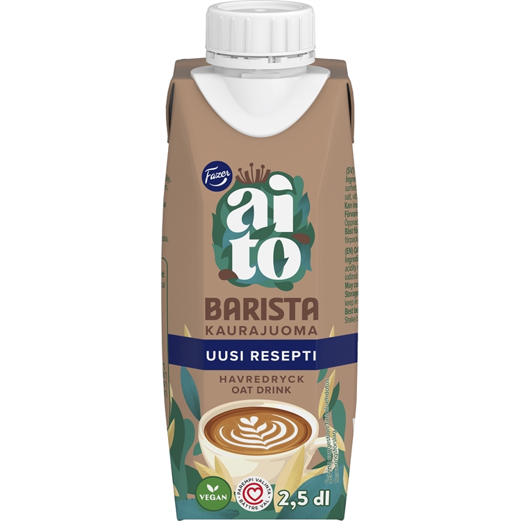 Kaurajuoma Fazer Aito Barista 250ML
