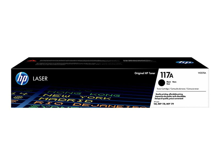 HP W2070A LASERVÄRI BLACK 117A  1K - 2