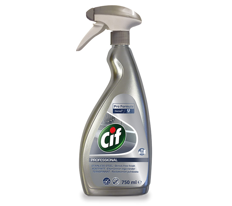 CIF PROF TERÄS/LASIPUHDISTUSAINE 750ML