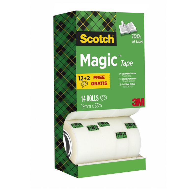 SCOTCH MAGIC 810 19MMX33M TEIPPI ISOLTK - 2